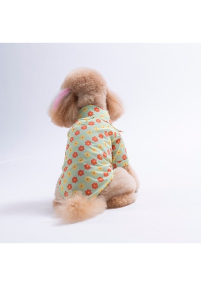 Florelle Kedi Köpek Gömleği - Kedi Köpek Kıyafeti-kedi Gömlek-köpek Gömlek