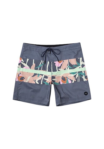 Rvca Rvca Westport Print Trunk Erkek Mavi Boardshort 3592