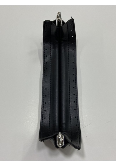 Karantuhafiye Çanta Bursu / Derili Burs 20 Cm / Siyah Siyah
