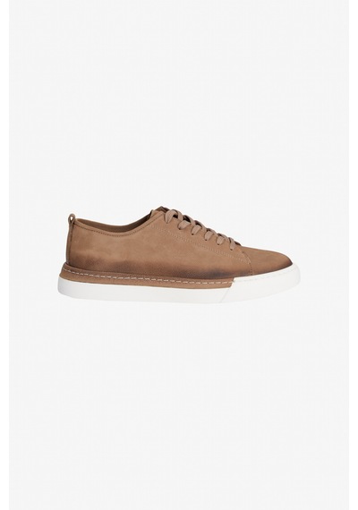 Ac&co Erkek Vızon %100 Nubuk Esnek Rahat Taban Sneaker Ayakkabı Vizon