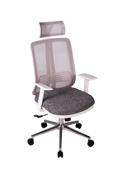 Ofisbazaar Up Beyaz Fileli Yönetici Koltuğu Ergonomik Başlıklı Ofis Koltuğu Desenli Gri Gri Ofisbazaar Up Beyaz Fileli Yönetici Koltuğu Ergonomik Başlıklı Ofis Koltuğu Desenli Gri Gri