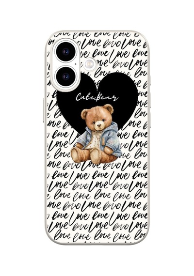 Arvencase Apple iPhone Uyumlu 17 Uyumlu Hd Kalite Orta Sertlikte Baskılı Desenli Silikon Renk7 Renk7