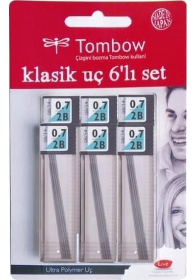 Pilot Versatil Kalem Shaker 0.7 Uç + Tombow 0.7 Mm 2b Uç 6 Adet