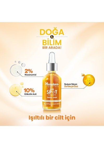 Tr Since 1930 Dark Spot Clearing Leke Karşıtı Zerdeçal Özlü Serum 30 Ml, Niacinakarın Bölgesi%2, Glikolik Asit 1