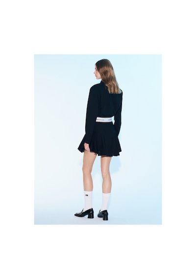 Sagaza Studio Ss6028 Chrısty Mini Gömlek Elbise Siyah