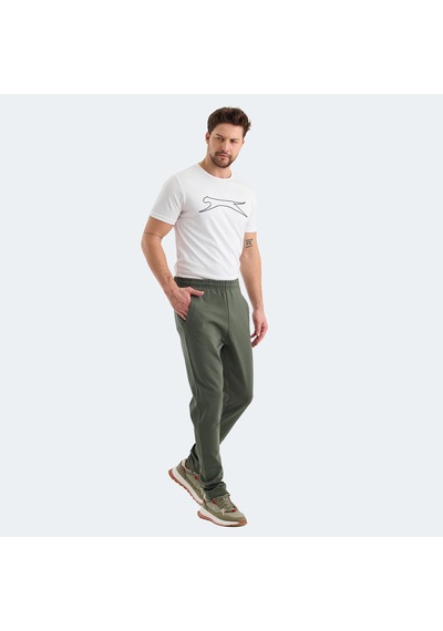 Slazenger VALDIS Erkek Cepli Haki Eşofman Altı