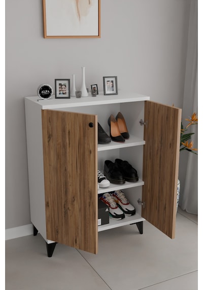 3 Raflı Kapaklı Ayakkabılık Dolabı Modern Çok Amaçlı Vestiyer & Antre Dolabı Beyaz - Atlantikçam 3 Raflı Kapaklı Ayakkabılık Dolabı Modern Çok Amaçlı Vestiyer & Antre Dolabı Beyaz - Atlantikçam