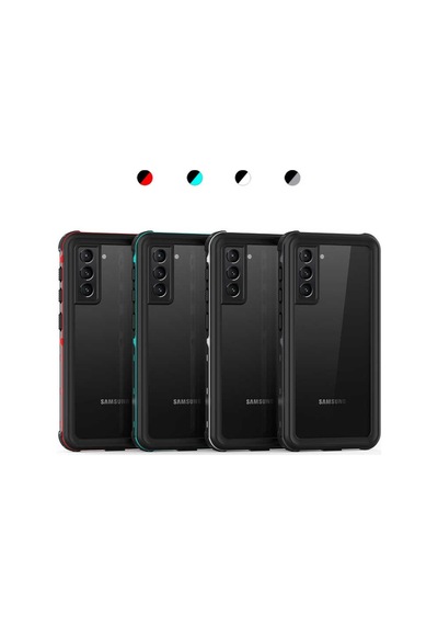 Galaxy S21 Plus Kılıf 1-1 Su Geçirmez Kılıf (536371535) Siyah
