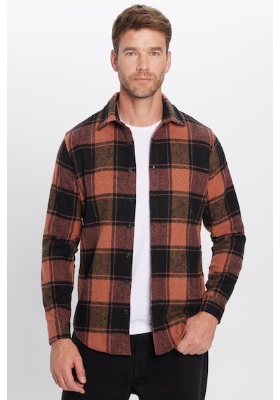 Tudors Erkek Slim Fit Dar Kesim Oduncu Kareli Kışlık Gömlek-31995 Çok Renkli Tudors Erkek Slim Fit Dar Kesim Oduncu Kareli Kışlık Gömlek-31995 Çok Renkli