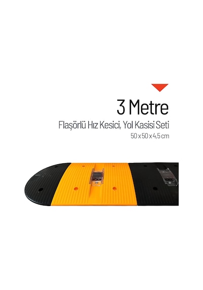Flaşörlü Hız Kesici, Yol Kasisi 3 Metre-3484