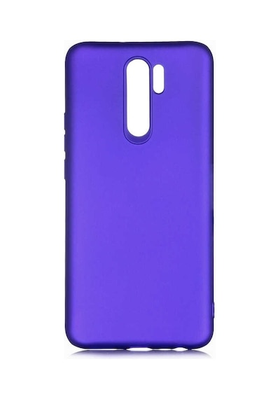 Kilifone - Xiaomi Uyumlu Redmi 9 - Kılıf Mat Renkli Esnek Premier Silikon Kapak - Saks Mavi