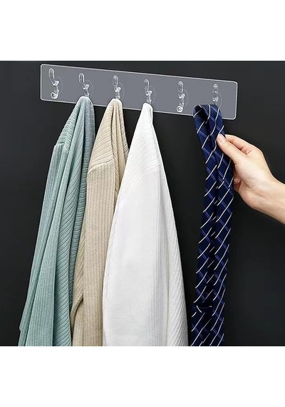 Smartizi 3 Adet Şeffaf Duvar Askısı 5'li Iz Bırakmayan Güçlü Yapışkanlı Askı Kapı Arkası Banyo Mutfak Düze Çok Renkli Smartizi 3 Adet Şeffaf Duvar Askısı 5'li Iz Bırakmayan Güçlü Yapışkanlı Askı Kapı Arkası Banyo Mutfak Düze Çok Renkli