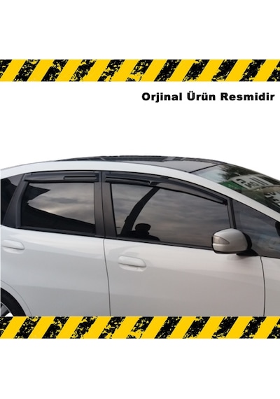 Honda Jazz Mügen Cam Rüzgarlığı 2009 - 2011 Arası 4 Lü Set N11.27067