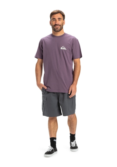 Quiksilver Ev Mını Logo Ss K Camel Erkek Kısa Kol Gömlek Kahverengi