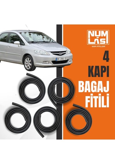 Honda City 2006-2008 4 Kapı + Bagaj Fitili-a Kalite-numlas-nm6071