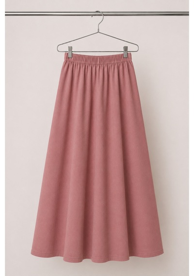 Angel&co. Girls Clothing Modest Uzun Kız Çocuk Mevsimlik Etek- Soft Mercan - 791131271 Soft Mercan
