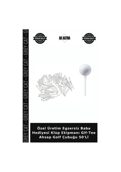 Özel Üretim Egzersiz Baba Hediyesi Klüp Ekipmanı Glf-tee Ahsap Golf Çubuğu 50'li Çok Renkli