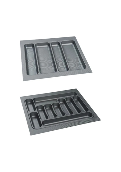  55/49 Cm 2'li Takım Cekmece Içi Kasıklık Ve Kepçelik Grı 50/40 Cm Kadar Kesılebılır 