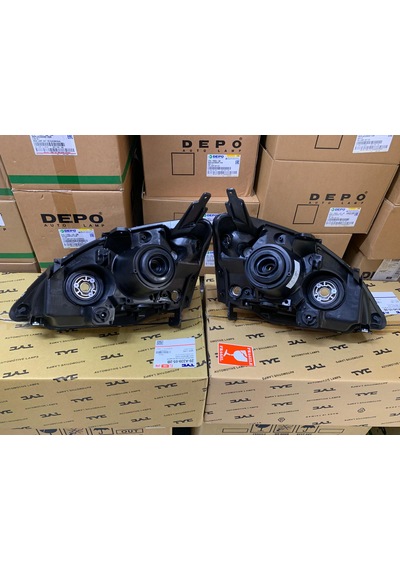 Honda Civic Hb Type R 2001-2005 Tyc Sağ Ve Sol Far Takım 33101-s5t-g61 / 33151-s5t-g61