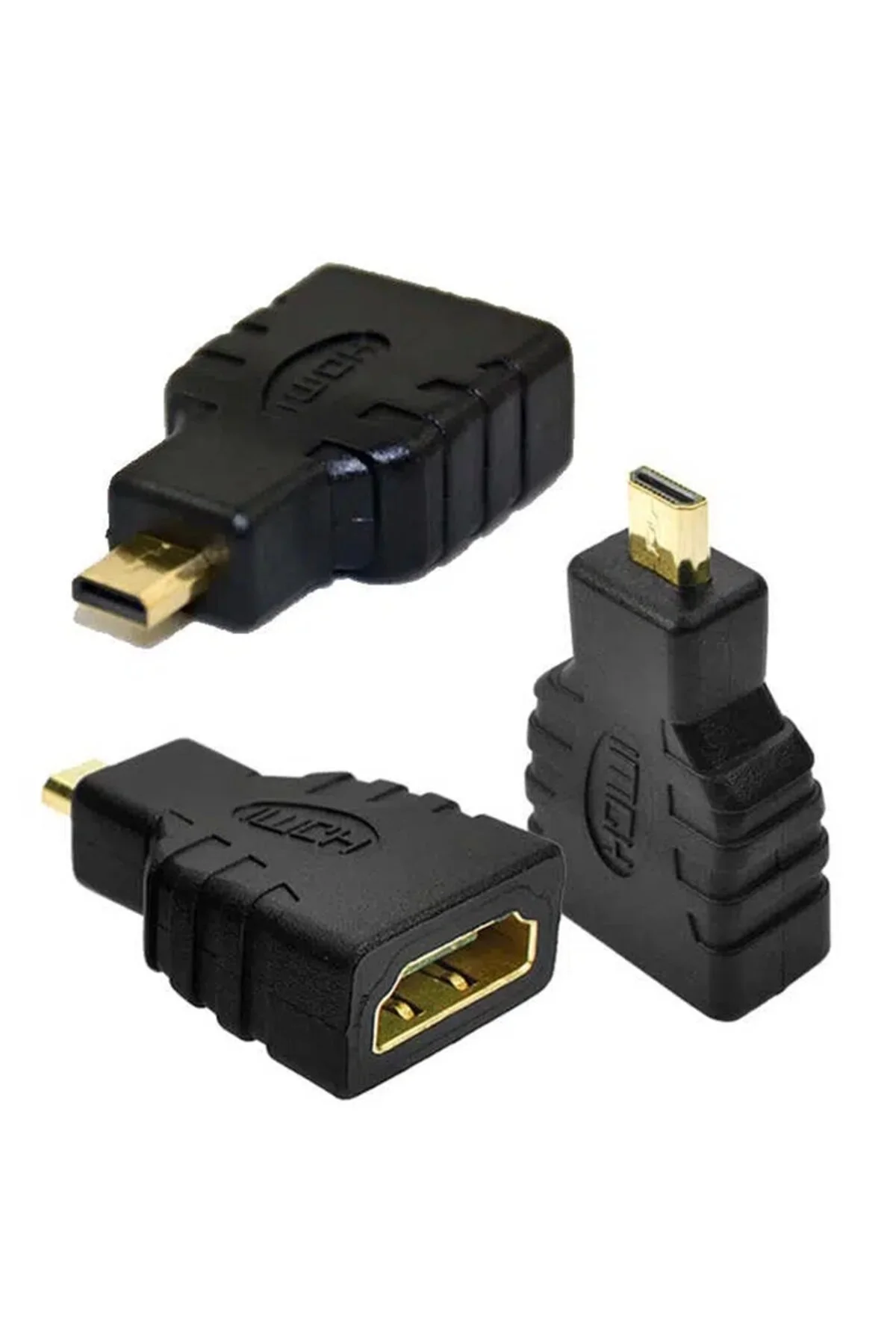 Micro Mikro Hdmi To Hdmi Çevirici Aparat - Hdmi Dişi Micro Hdmi Erkek Adaptör Dönüştürücü 1 Adet