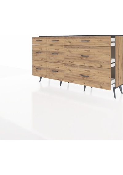 Arges Konsol 9 Çekmeceli 176x30x99 Çam-antrasit/çam Antrasıt/atlas Çam - Atlas Çam Arges Konsol 9 Çekmeceli 176x30x99 Çam-antrasit/çam Antrasıt/atlas Çam - Atlas Çam