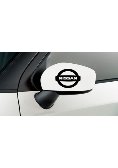 Nissan Oto Araba Yan Aynalar Için 2 Adet Sticker Set