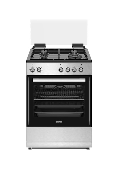 Simfer 1261 Tam Boy Fırın 3G+1Wok Turbo 7 Fonksiyon + Grill