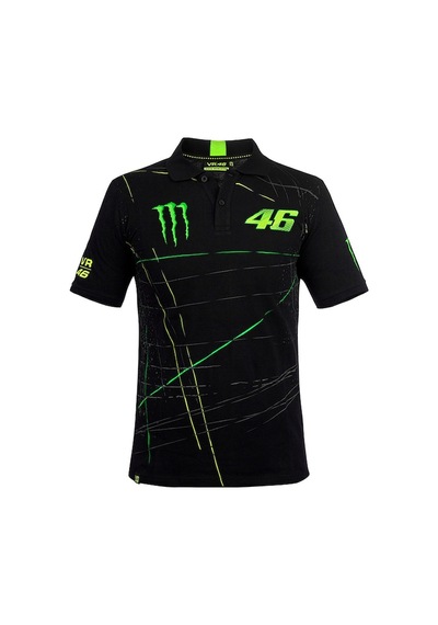 Yeni Valentino Rossi Monster Vr46 Motogp Polo Yaka al Tshirt