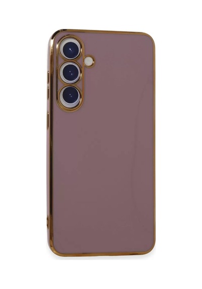 Newface Samsung Galaxy S24 Plus Kılıf Volet Silikon - Mor