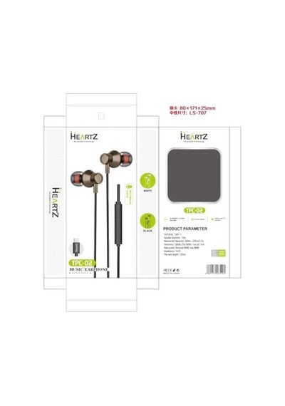 Type C Kulaklık, Type C Çıkışı Olan Tüm Modelleri Destekler Model Seçmez Bass Tiz Hd Ses Kalitesi Tpc-02 Beyaz