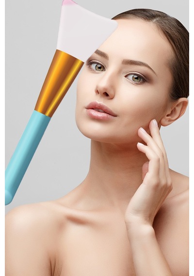 Akıllı Makyaj & Makeup Fırçası Kişisel Jel Silikon Fırça Makyaj Çubuğu Ağda Maske Sürme