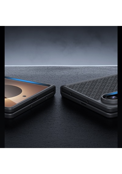 Galaxy Z Fold 8 Benks Armorpro Armorgrid Grand Combo Üçlü Aksesuar Seti Karbon Kapak + Film Siyah