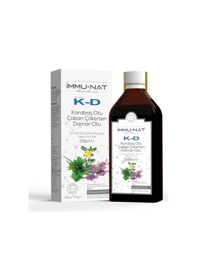İmmunat Xp Tonis K D Karabaş Otu - Çoban Çökerten - Damar Otu 250 ML