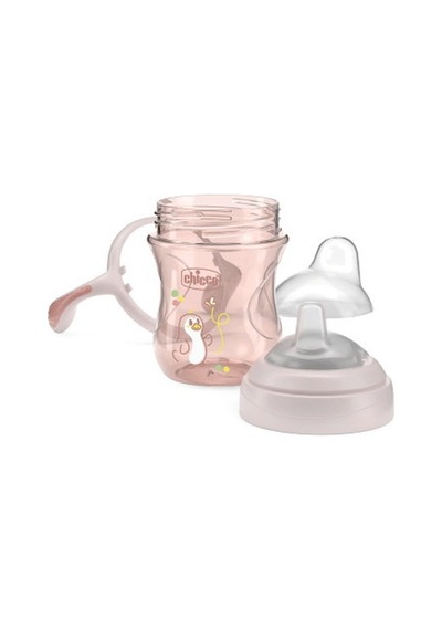 Chicco Yumuşak Uçlu Geçiş Bardağı 4 Ay Kız 00006911150000 Pink