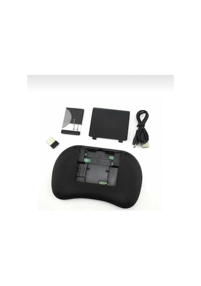 Zhltools Işıklı Mini Klavye Mouse Smart Tv Box Pc Şarjlı Oyuncu Klavye
