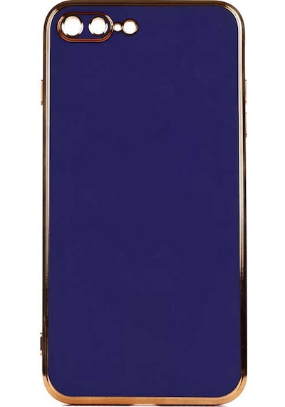 Zore Apple Uyumlu iPhone 7 Plus Kılıf Bark Kapak - Lacivert Lacivert