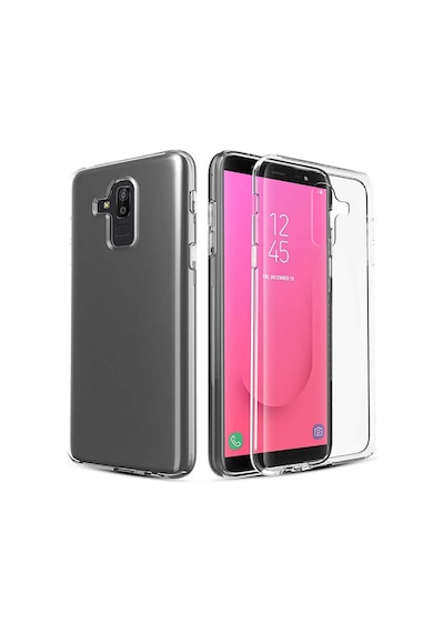 Nihcase Samsung Uyumlu Galaxy J8 Kılıf Süper Tpu Jelly Transparan Silikon
