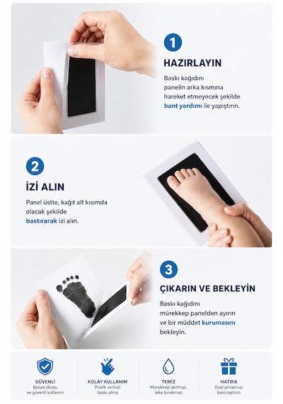 Sonsuz Bir Hatıra En Değerli Hatırayı Bugün Oluşturun El Ayak İzi Hatırası Diğer