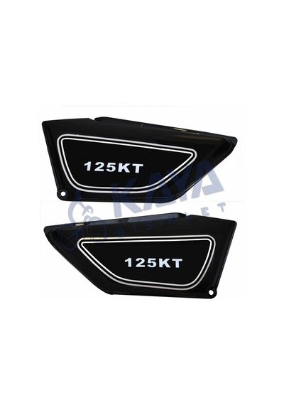 MONDİAL KT 125 YAN KAPAK [TAKIM] [SİYAH]