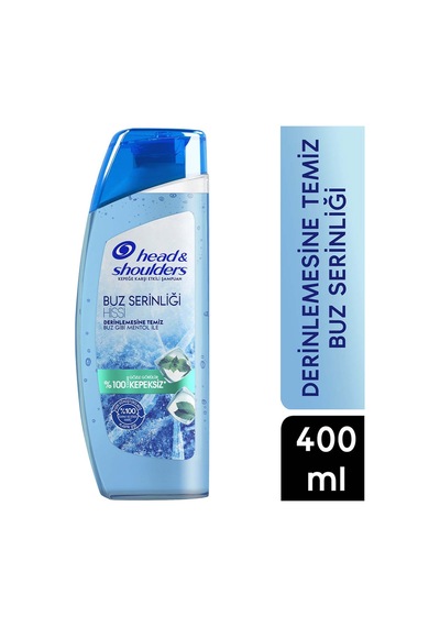 Head & Shoulders Derinlemesine Temiz Buz Serinliği Kepeğe Karşı Etkili Şampuan 400 ML