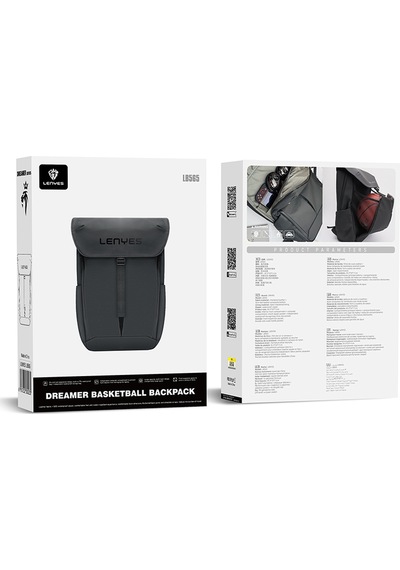 Lenyes Lb565 Dreamer Backpack Serisi Su Geçirmez Deri Tasarımlı Omuz Askılı Sırt Çantası Siyah Siyah