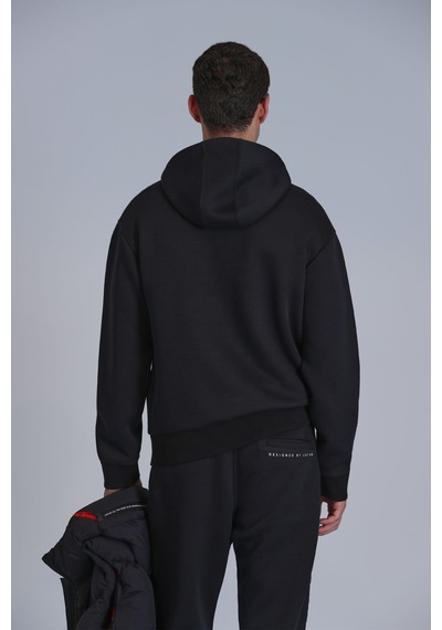 Lufian Erkek Robust Sweatshirt 112030136 Siyah Siyah