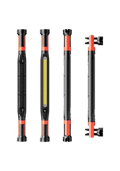 Gold Silver Gs-2080 40w 4000 Lümen Mıknatıslı Şarjlı Led Çalışma Kamp Outdoor Acil Durum Ve Tamir Lambası Siyah