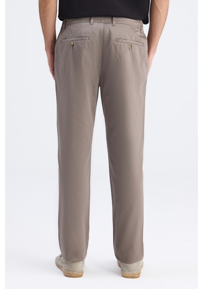 D's Damat Ds Damat Relaxed Fit Pilesiz Vizon Gabardin Chino Pantolon 6hcc3ı303777m Çok Renkli