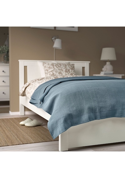 Yatak Örtüsü, Koyu Gri-mavi, 150x250 Cm Gri