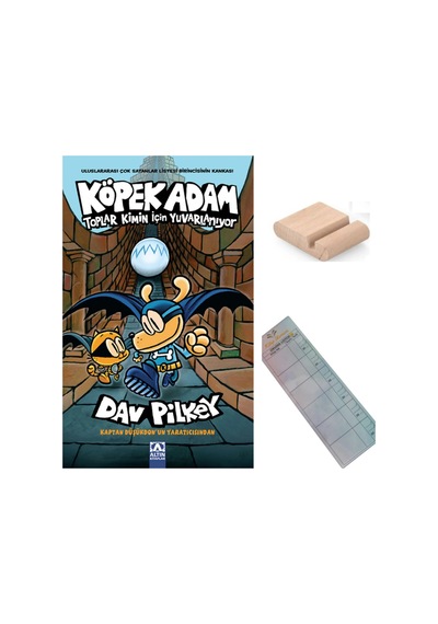 Köpek Adam 7 - Toplar Kimin İçin Yuvarlanıyor 8-12 Yaş Hikaye + Tablet Tutucu+ Takip Ayracı