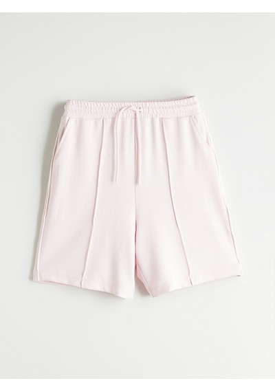 Lcwaıkıkı Classic Pembe Beli Lastikli Kadın Şort
