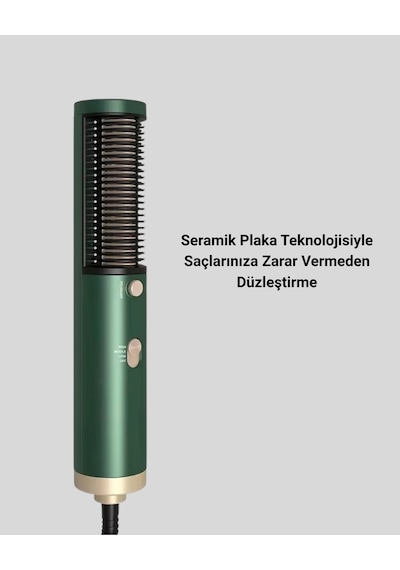 İyon Teknolojili Seramik Saç Düzleştirici - Eşit Isı Dağılımı
