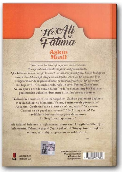Hz. Ali ve Fatma - Aşkın Meali 3 - Sinan Yağmur - Kapı Yayınları