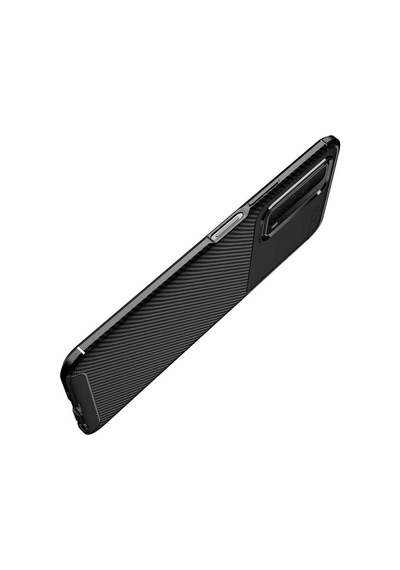 Huawei P Smart 2021 Kilif Karbon Silikon Case 394930330